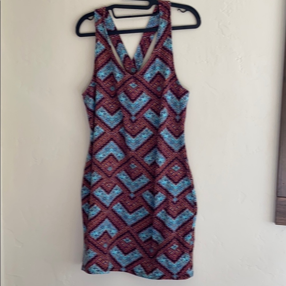 Exotic print athletic dress size XXL